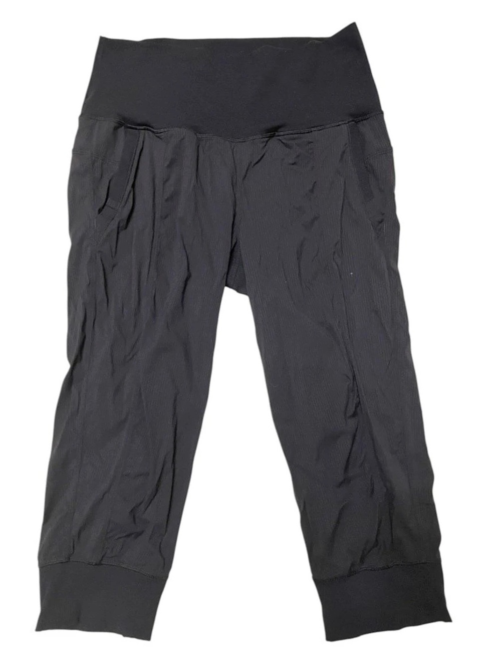 Lululemon In Flux Crop Black Jogger Black Size 10